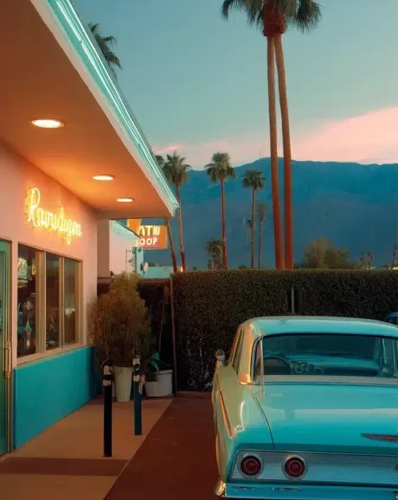 1960s Diner with Neon