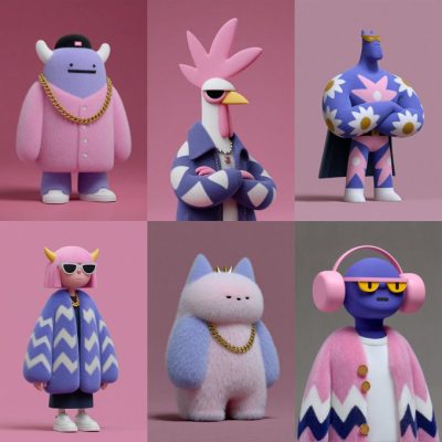 3D Character Illustrations