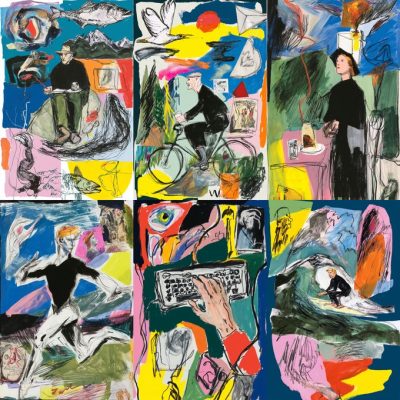 Abstract Collage Chaos