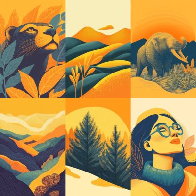 Bold Wildlife Vector Design