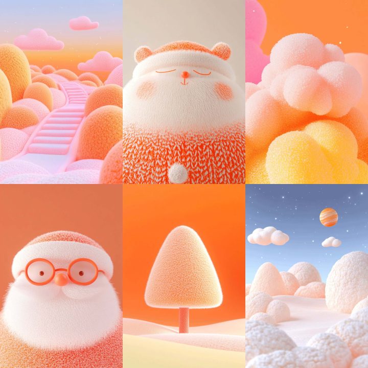 Cotton Candy Landscapes