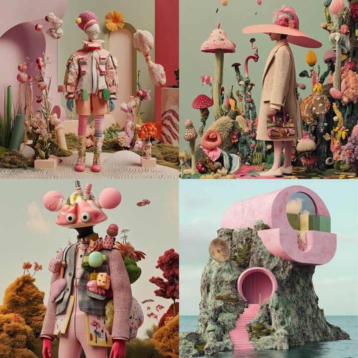 Crazy Pastel Diorama