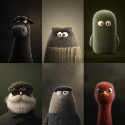 Cuddly 3D Character Collection