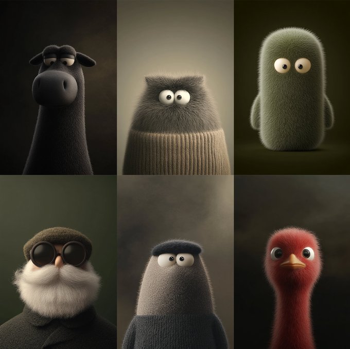 Cuddly 3D Character Collection