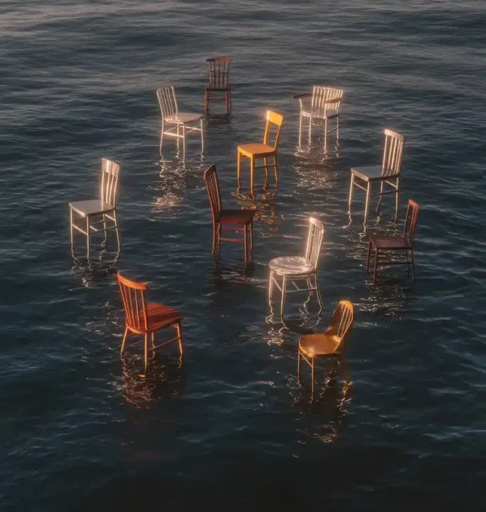 Designer Chairs on Ocean
