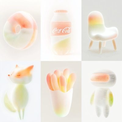 Dreamy Pastel Objects