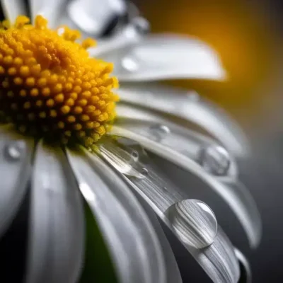 Macro Photography of Chamomile