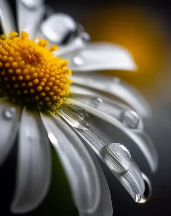 Macro Photography of Chamomile
