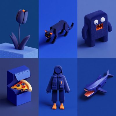 Minimalist 3D Object Collection
