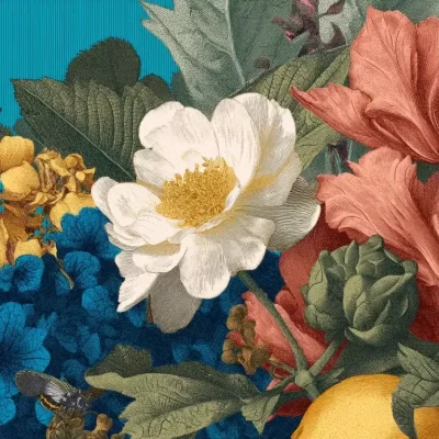 Morris-Inspired Floral Illustration