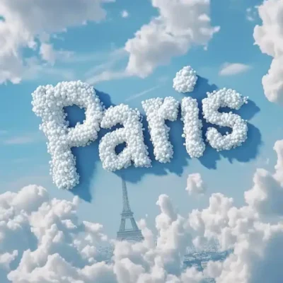 Pixar Clouds with Paris