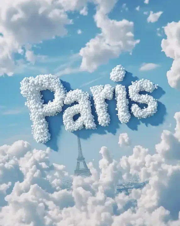 Pixar Clouds with Paris