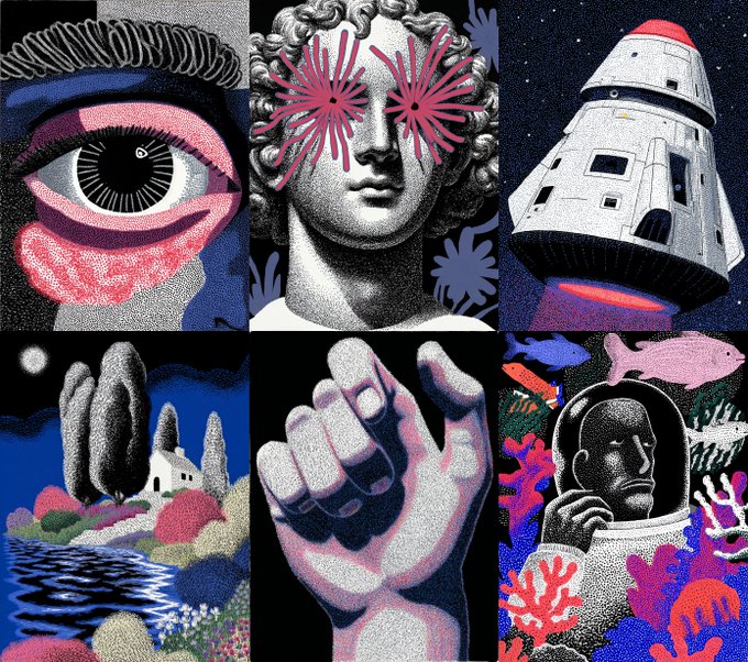 Pop Art-Inspired Illustrations