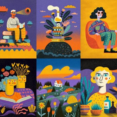 Pop Art Style Creative Illustrations
