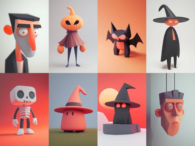 Quirky Halloween Characters