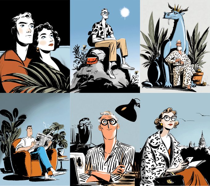 Retro Comic Portraits