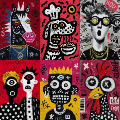 Street Graffiti -Style Paintings