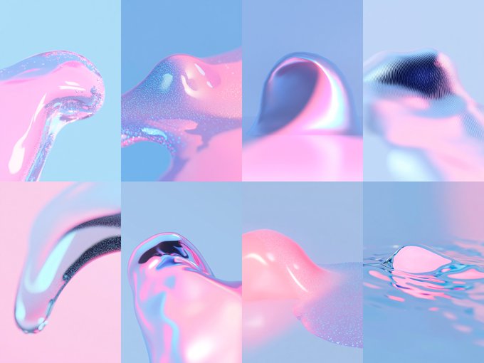 Surreal Glossy Forms