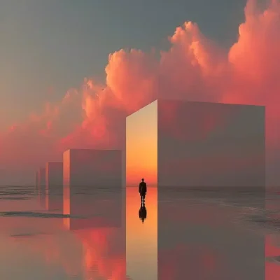 Surreal Sci-Fi Landscape Art