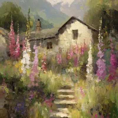 Textured Path to Garden