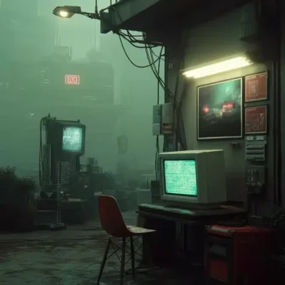 Vintage Computer Room Chaos